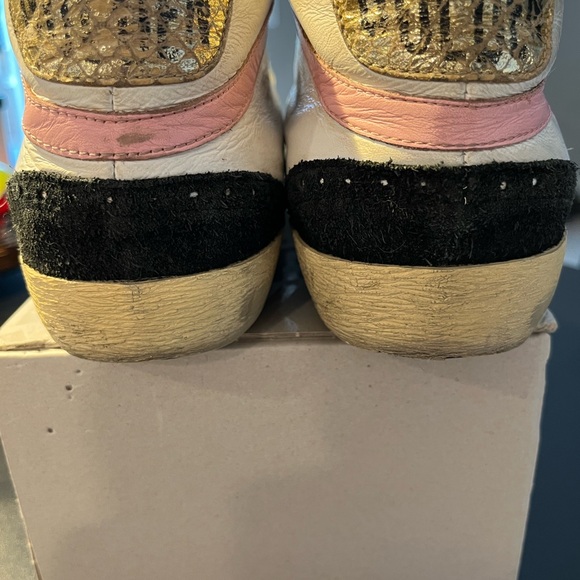 Golden Goose Mid Star Pink White 38 Trainers - Picture 9 of 16